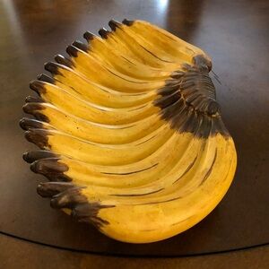 Royal Haegar Pottery Co. Banana Bunch dish Tray VTG